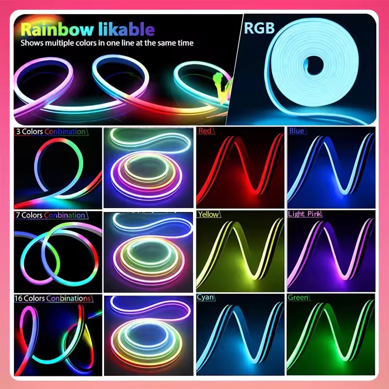24V Addressable Neon Led Ribbo - огляд і ціна Outdoor Power Strip Weatherproof