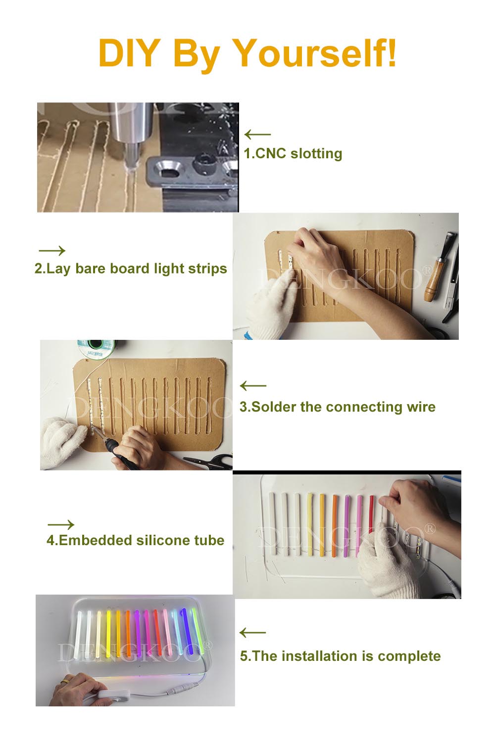 6mm Separate Silicone Neon Led - огляд і ціна Outdoor Power Strip Weatherproof